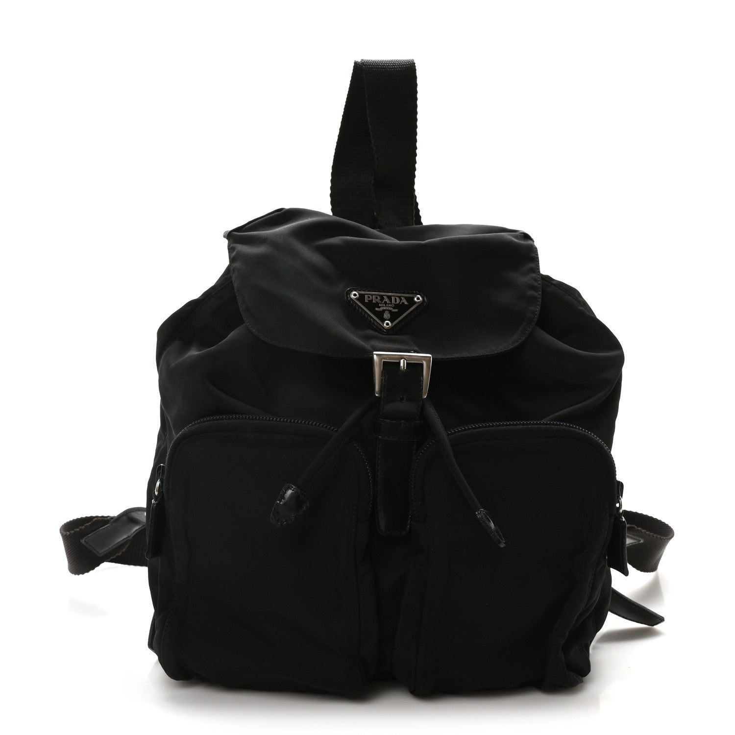 Prada Tessuto Nylon Vela Small Backpack Black 1 of 10