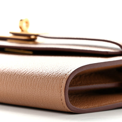 Hermes Chevre Mysore Kelly Wallet To Go Quebracho 9 of 9