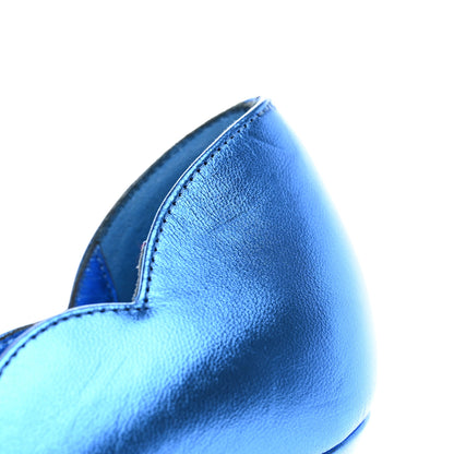 Christian Louboutin Metallic Patent Hot Chick 100 Pumps 36 Blue 13 of 19