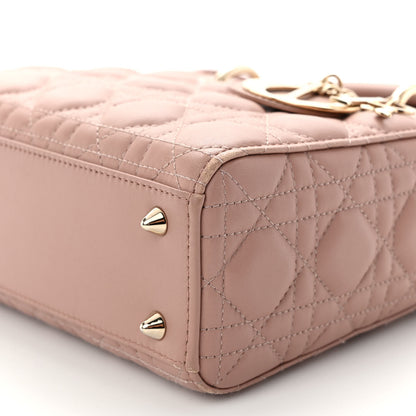 Christian Dior Lambskin Cannage Small My ABCDior Lady Dior Fard 9 of 11