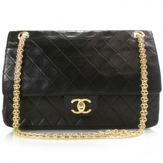 Chanel Lambskin Double Flap Mademoiselle Chain Bag 1 of 12