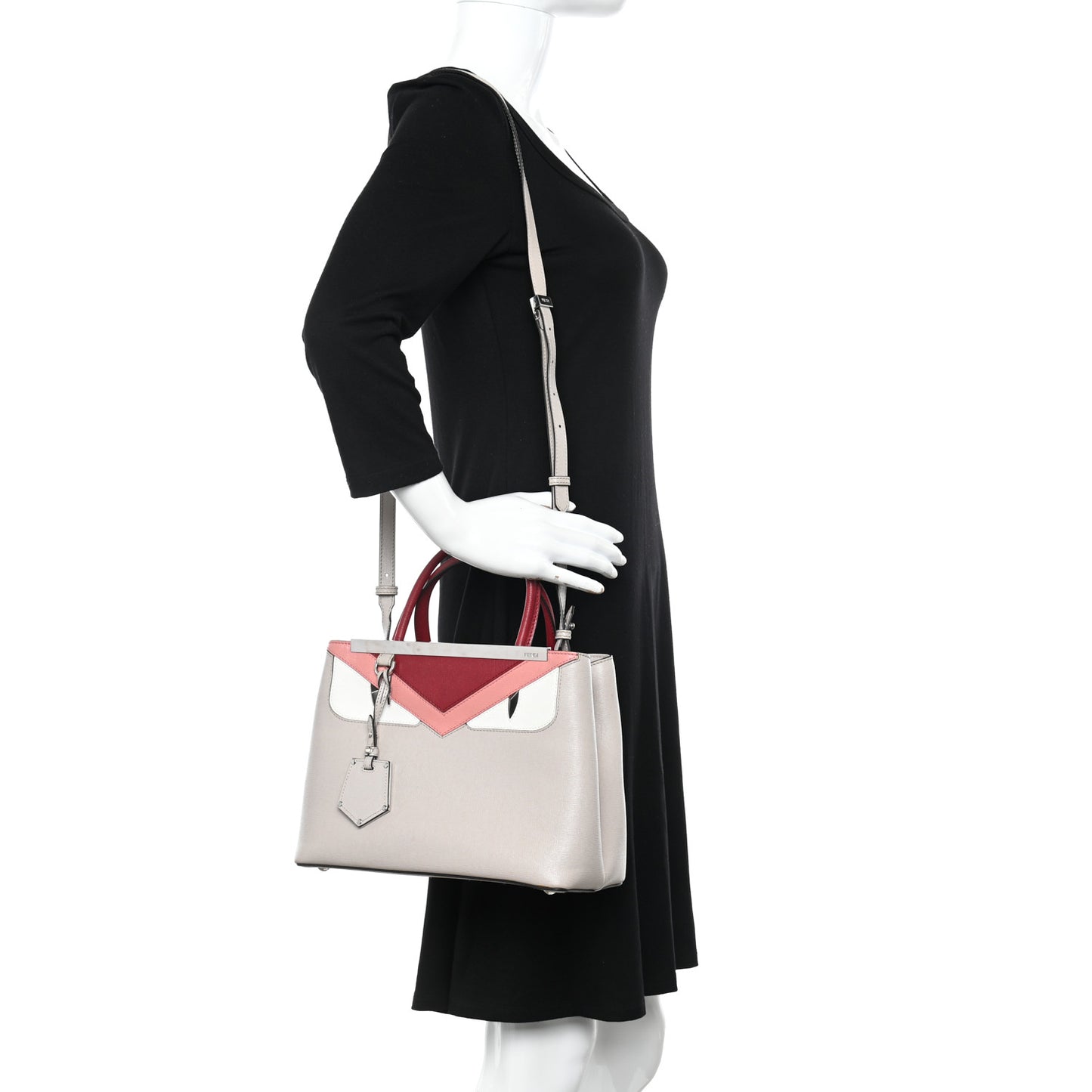 Vitello Elite Monster Petite 2Jours Tote Polvere Ribes Multicolor