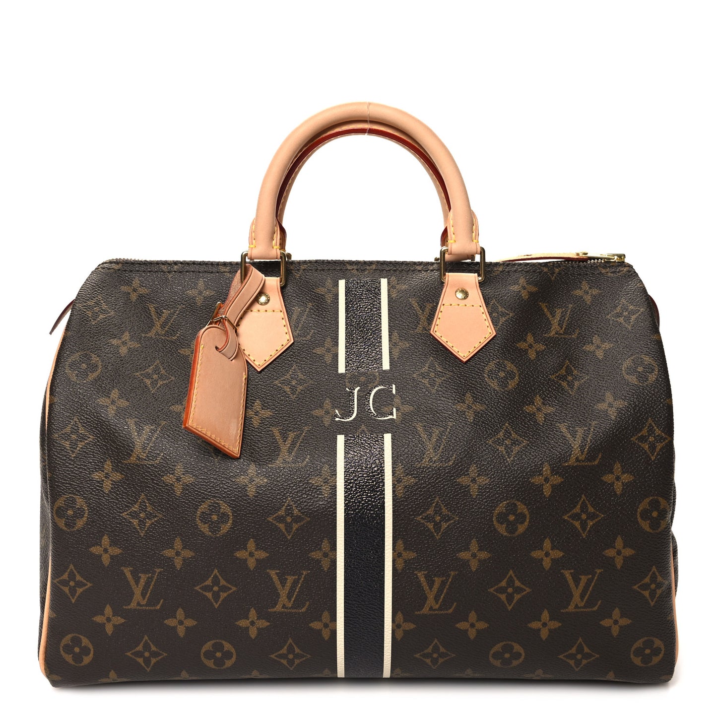 Monogram My LV Heritage Speedy 35 Black White