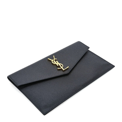 Saint Laurent Grain De Poudre Uptown Pouch Black 4 of 9