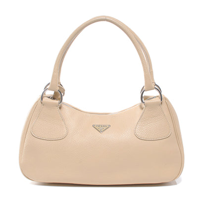 Prada Vitello Daino Box Shoulder Bag Beige 1 of 7