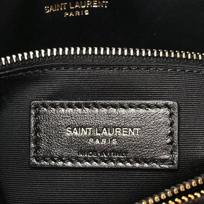 Saint Laurent Calfskin Y Quilted Monogram Medium Loulou Chain Satchel Black 6 of 10