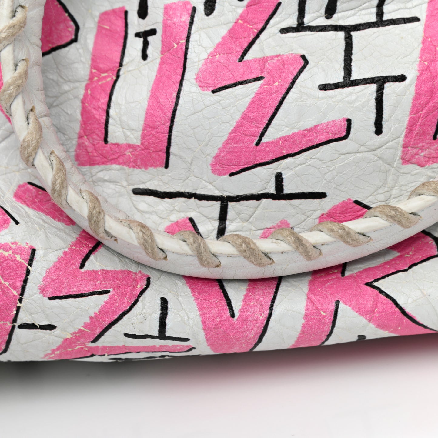 Agneau Graffiti All Over Classic Hardware S City White Multicolor