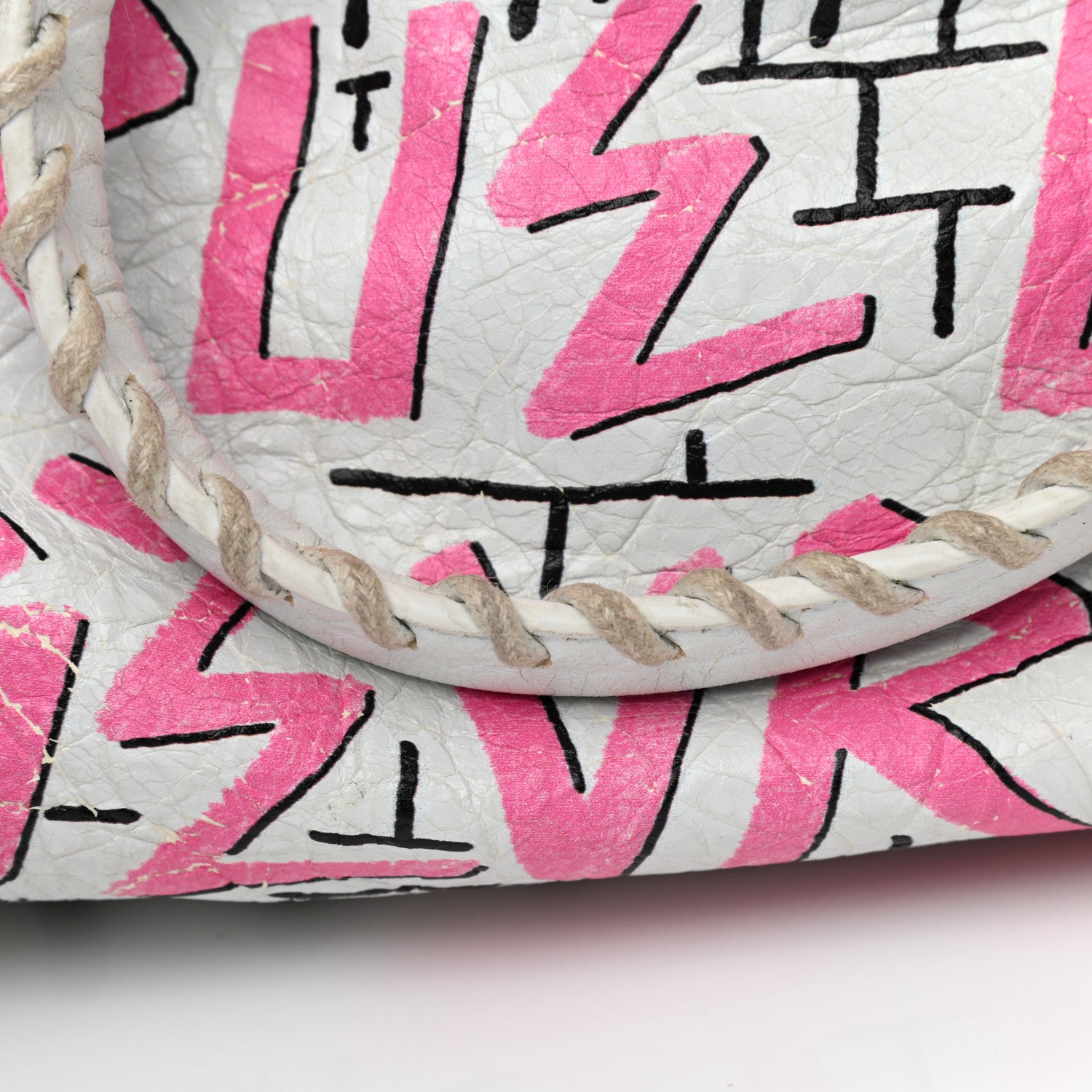 Balenciaga Agneau Graffiti All Over Classic Hardware S City White Multicolor 19 of 20