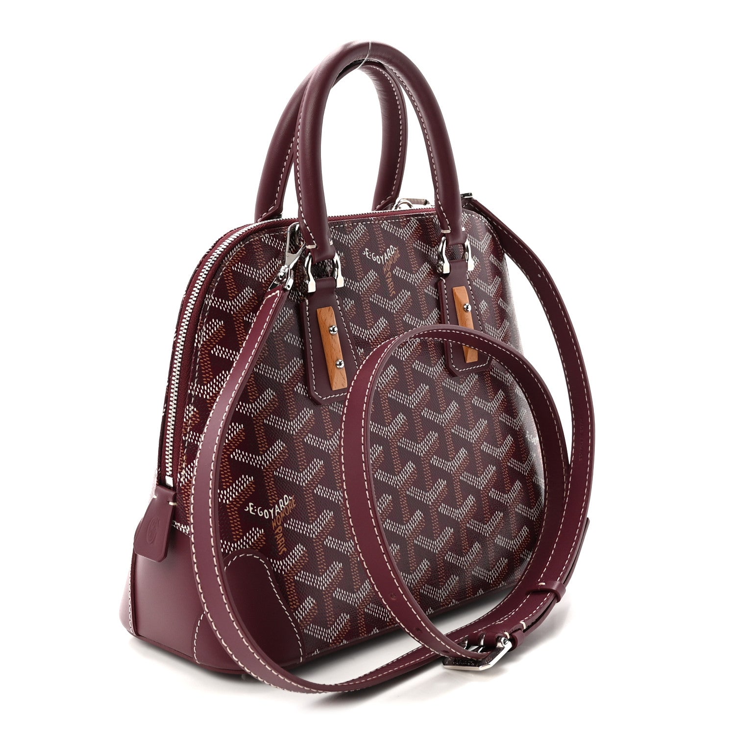Goyard Goyardine Mini Vendome Burgundy 3 of 9