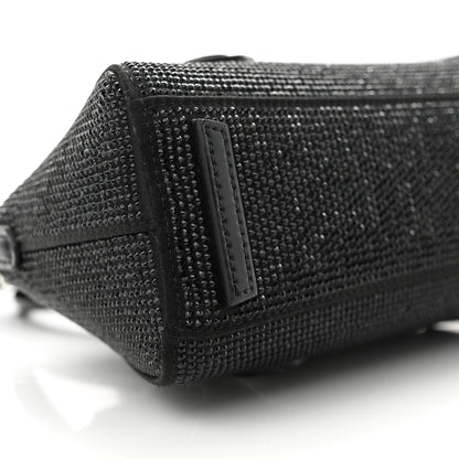 Givenchy Lambskin Satin Strass Mini Antigona Stretch Black 8 of 9