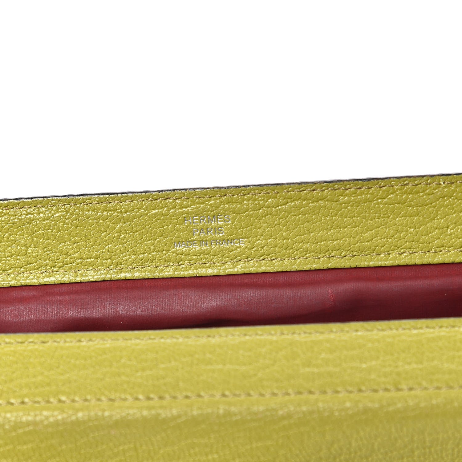 Hermes Chevre Mysore Karo GM Vert Anis 6 of 10