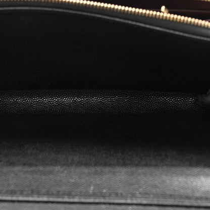 Chanel Caviar Quilted Phone Holder Wallet on Removable Chain Black 7 of 17