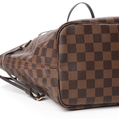 Louis Vuitton Damier Ebene Neo Neverfull MM Rose Ballerine 9 of 12