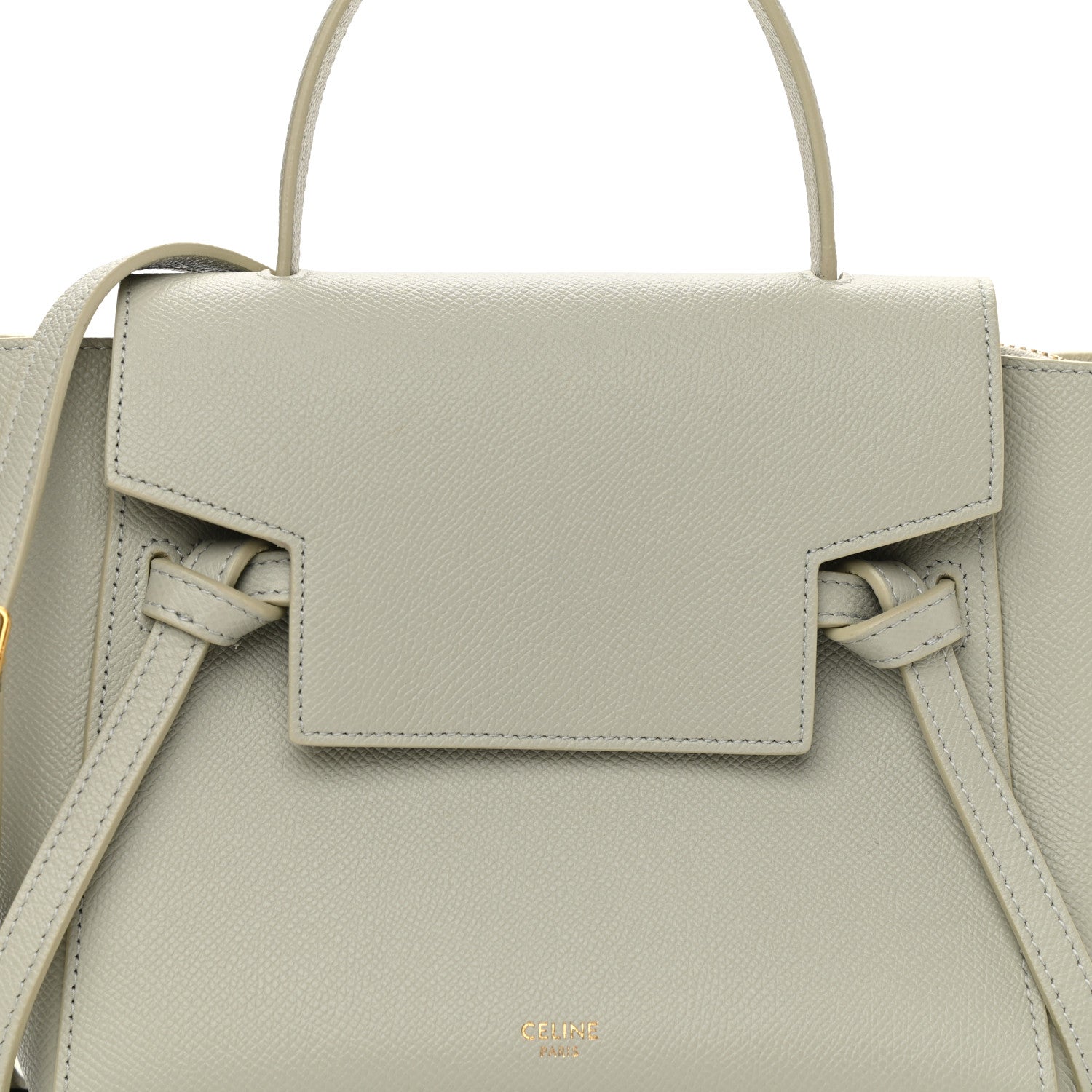 Celine Grained Calfskin Nano Belt Bag Jade 7 of 12