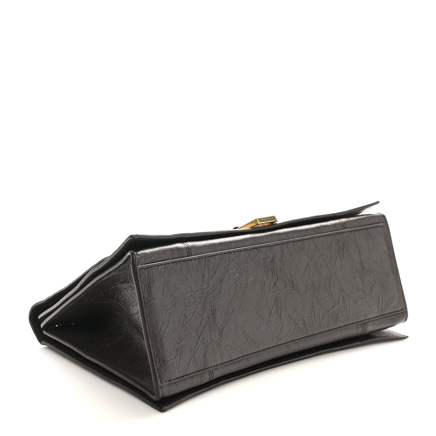 Crushed Calfskin Medium Crush Chain Bag Expresso