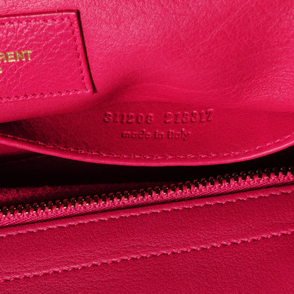 Saint Laurent Leather Medium Classic Cabas Y Bag Fuchsia 8 of 8
