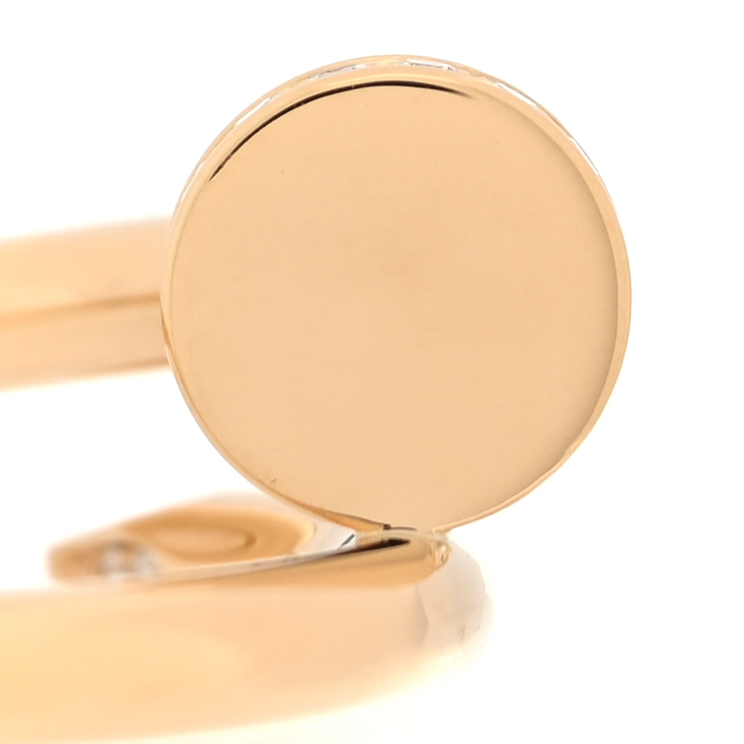 Cartier 18K Yellow Gold Diamond Juste Un Clou Ring 56 7.5 5 of 5