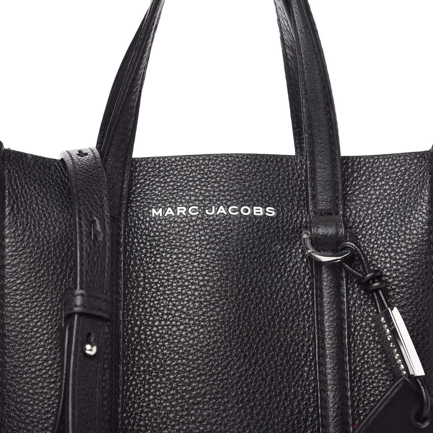 Marc Jacobs Grained Calfskin The Tag 21 Tote Black 10 of 13