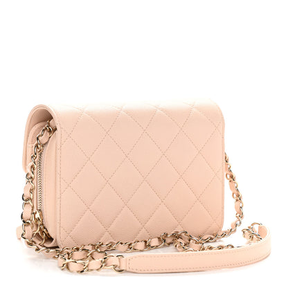 Chanel Caviar Quilted Like A Wallet Flap Light Beige 2 of 9