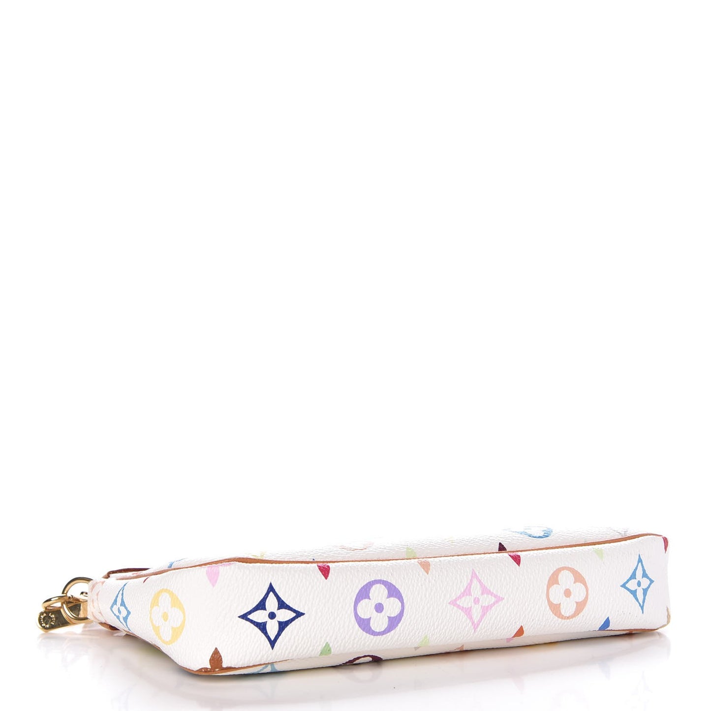 Monogram Multicolor Pochette Accessories White