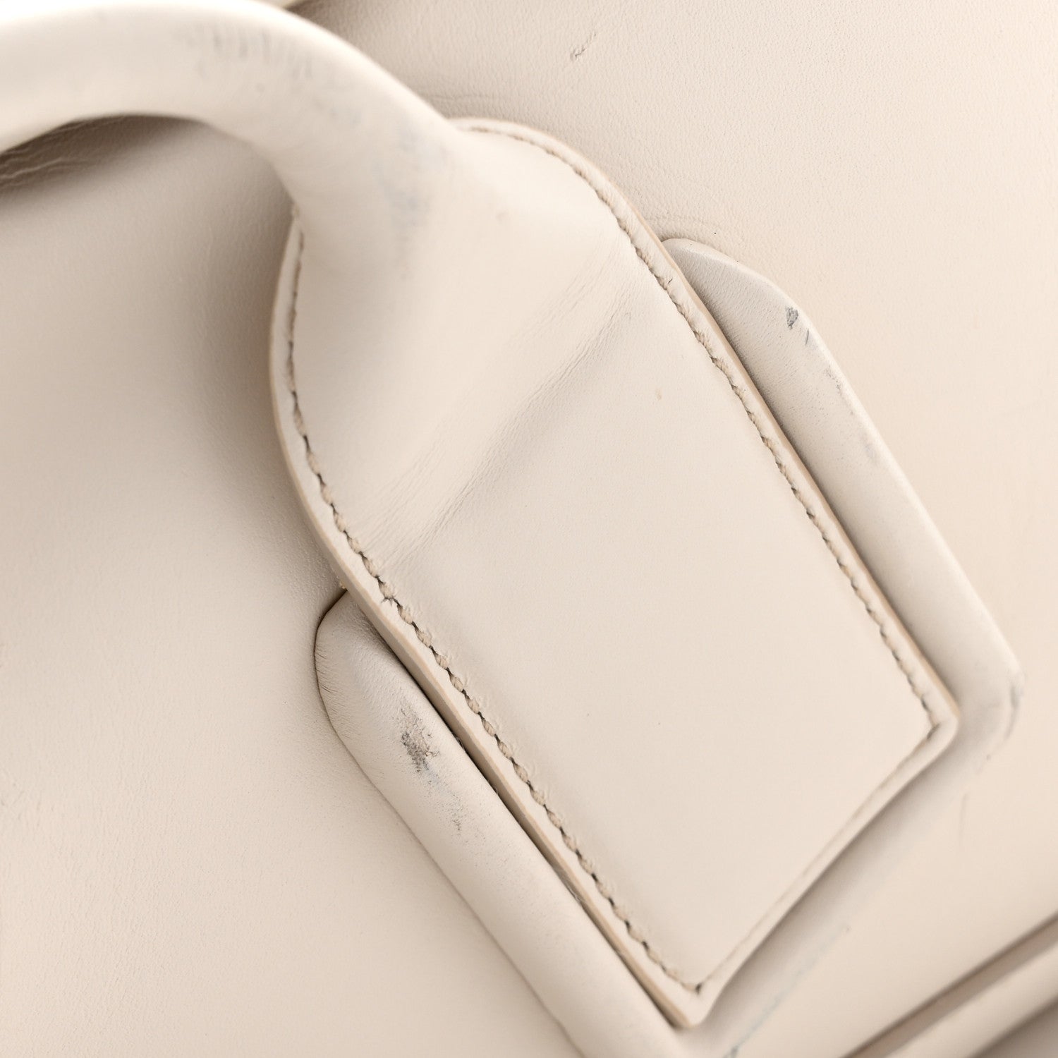 Bottega Veneta French Calfskin Maxi Intrecciato Large Arco  Bianco 14 of 14