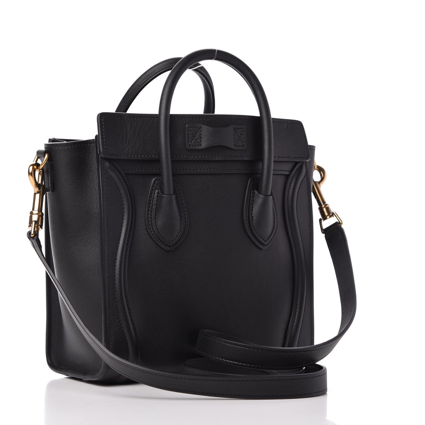 Smooth Calfskin Nano Luggage Black