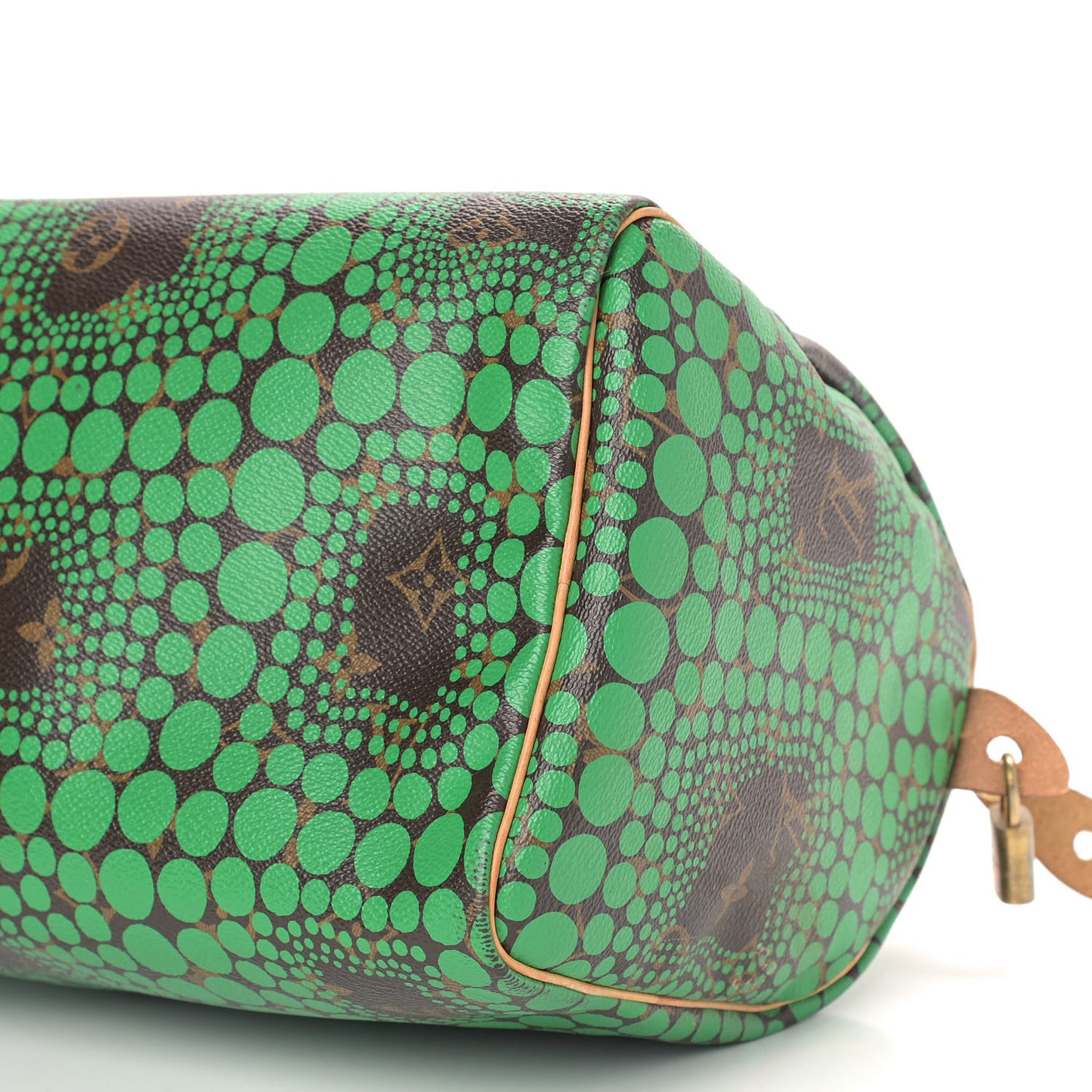 Monogram Kusama Town Speedy 30 Green
