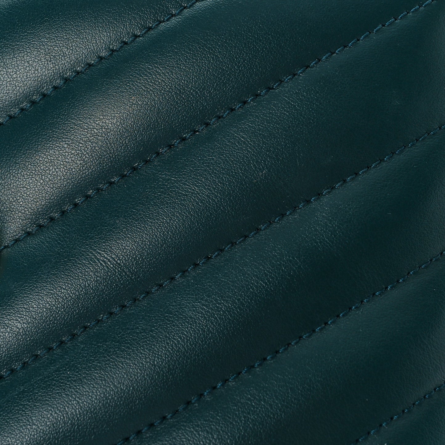 Calfskin Y Quilted Monogram Small Loulou Chain Satchel Green