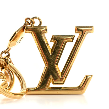 Louis Vuitton LV Facettes Bag Charm Key Holder Gold 5 of 7