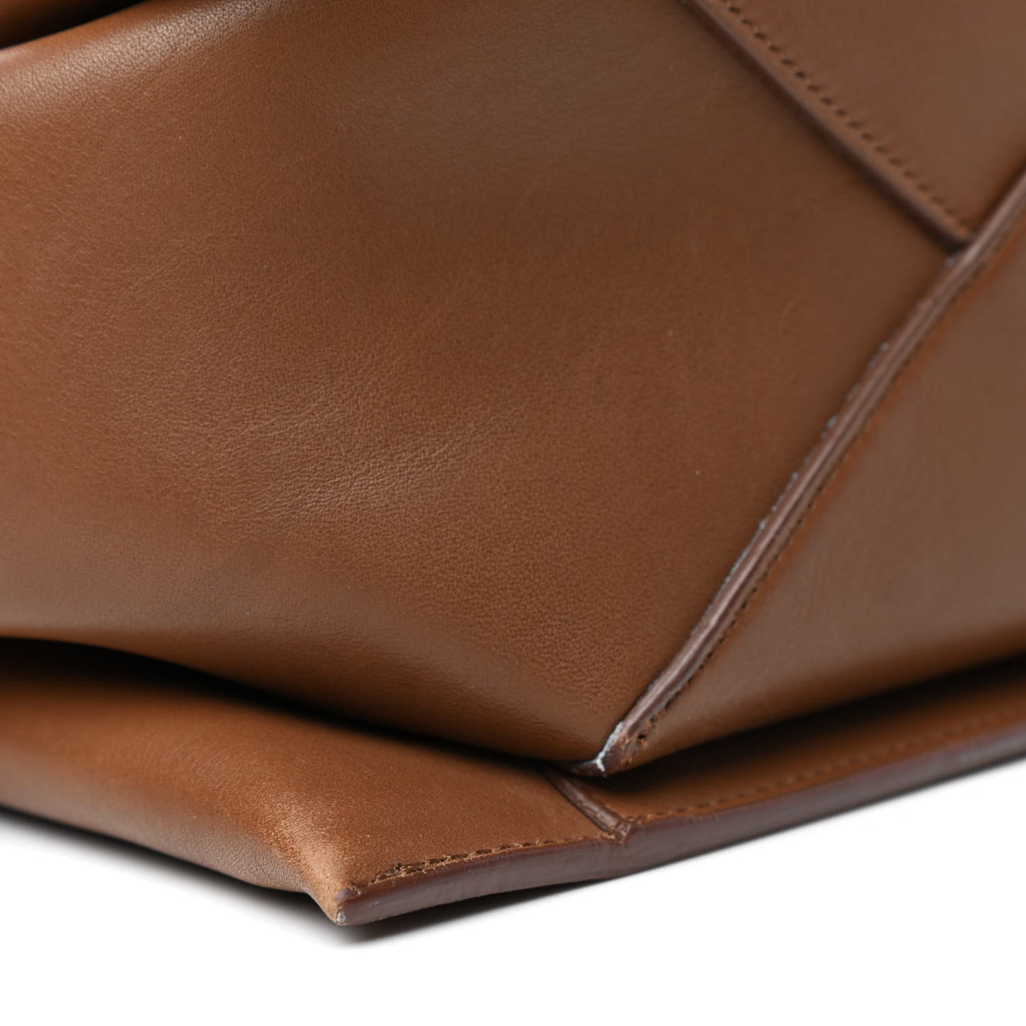 Calfskin Medium Tri-Fold Bag Taupe