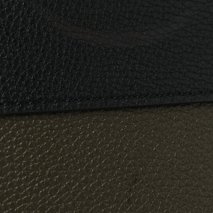 Louis Vuitton Calfskin City Steamer MM Kaki Black 14 of 17