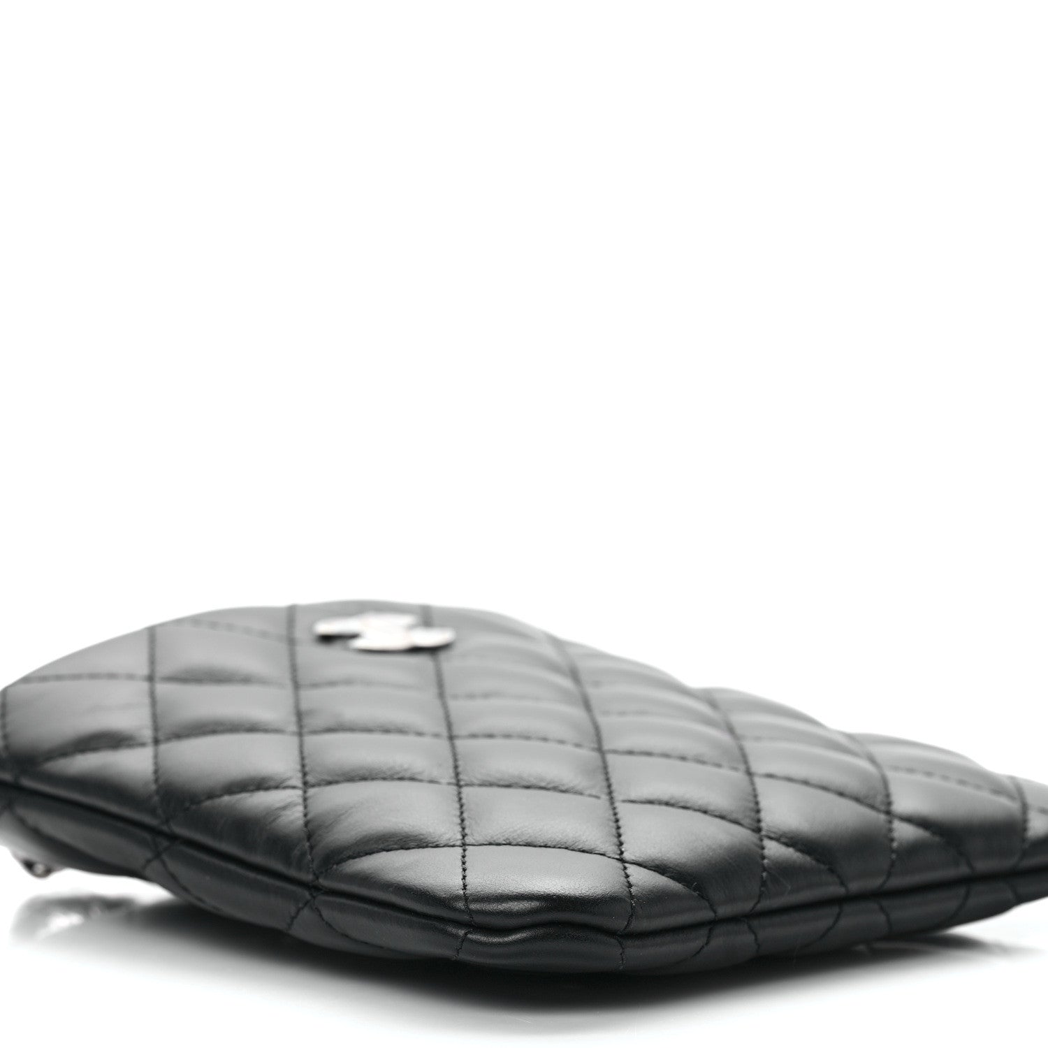 Chanel Lambskin Quilted Crossbody Bag Black 9 of 10