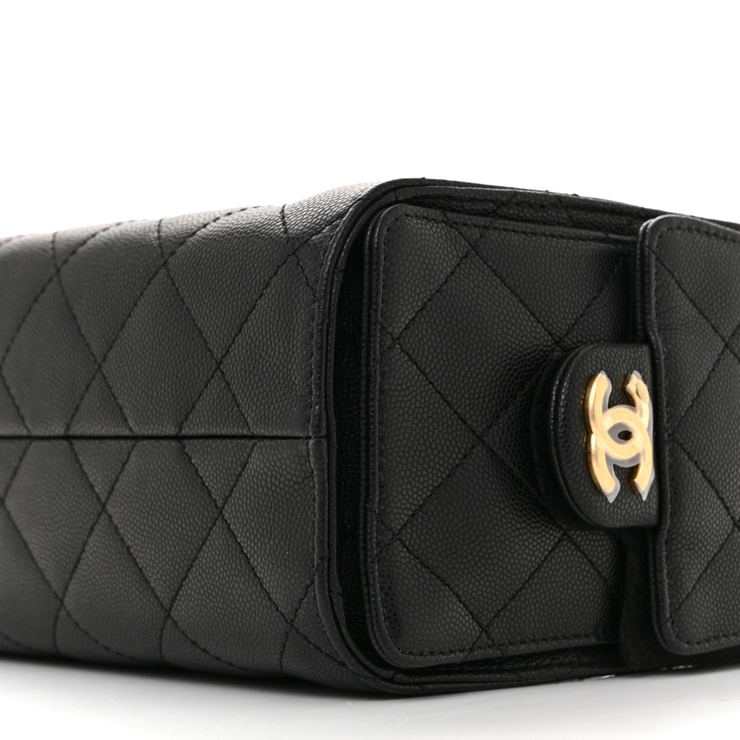 Caviar Quilted Mini Chanel 25 Handbag Black