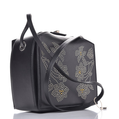 Alexander McQueen Calfskin Studded Box Shoulder Bag Black 3 of 6