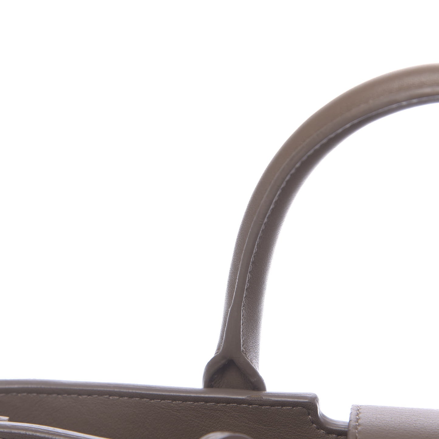 Calfskin Suede Small Monogram Downtown Cabas Taupe