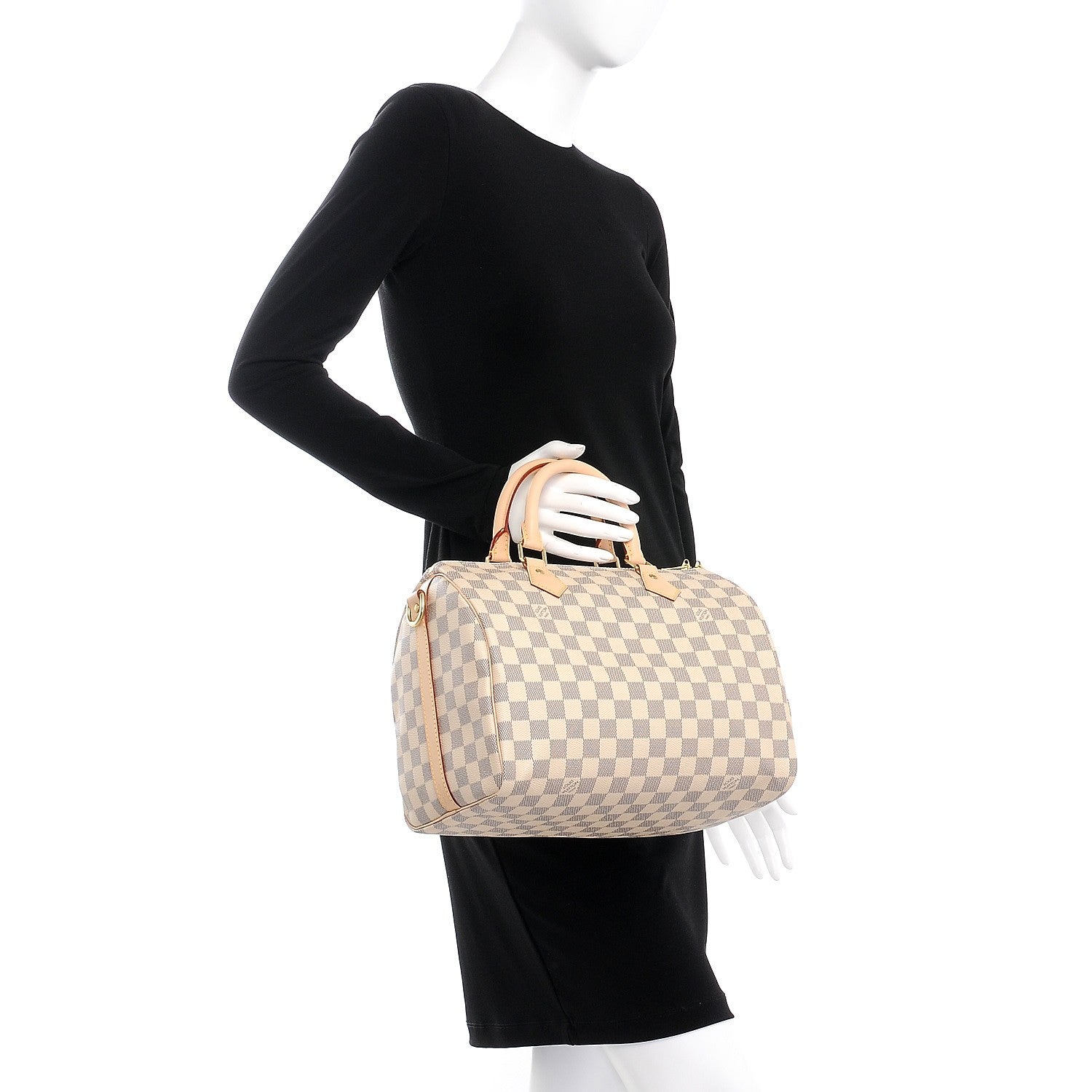 Louis Vuitton Damier Azur Speedy Bandouliere 30 3 of 9