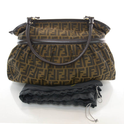 Fendi Zucca Large Chef Shopper Tote Tobacco 3 of 8