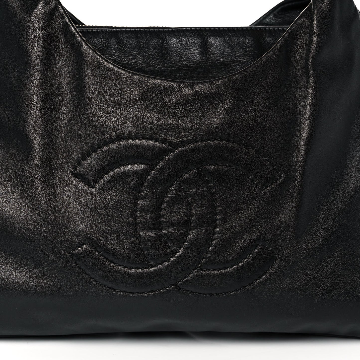 Calfskin Rodeo Drive Hobo Black