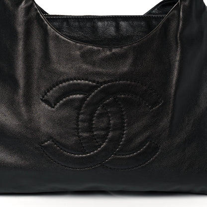 Chanel Calfskin Rodeo Drive Hobo Black 8 of 11