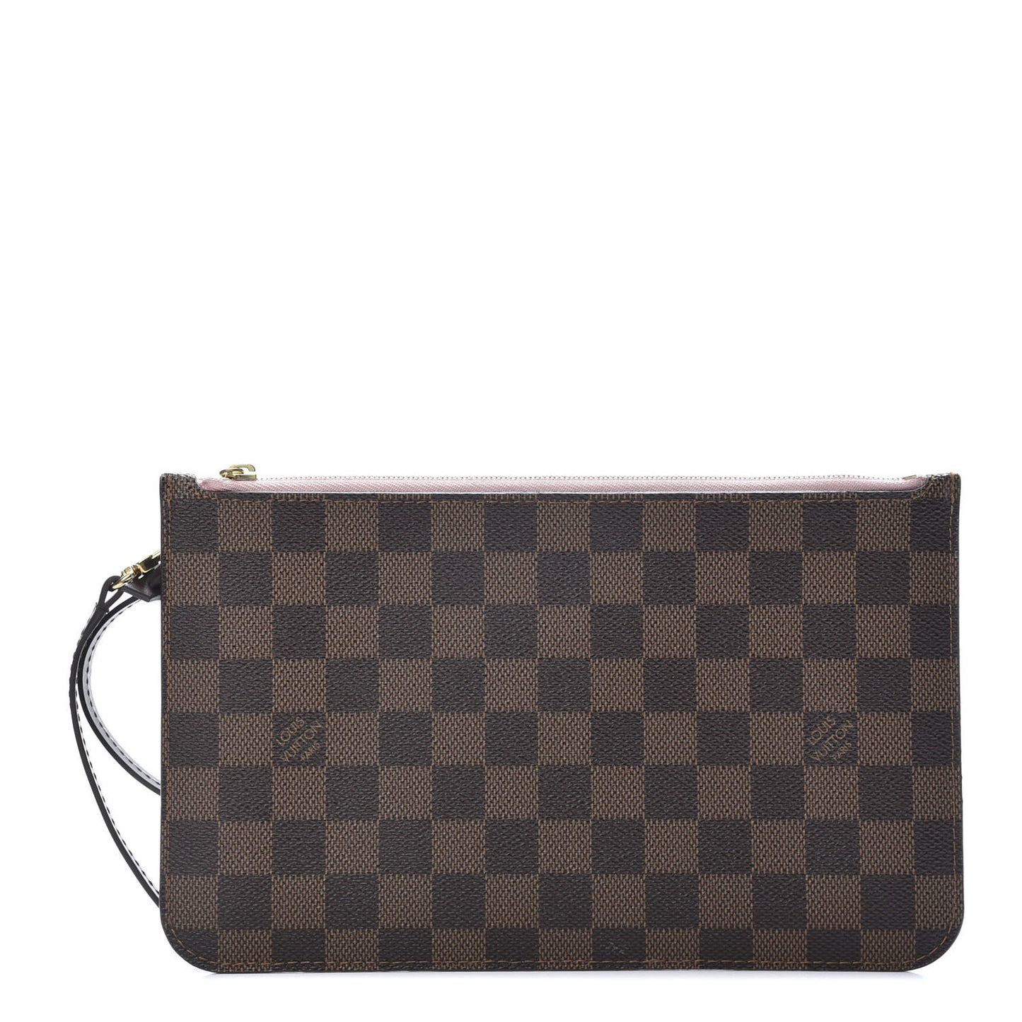Damier Ebene Neverfull MM GM Pochette Rose Ballerine