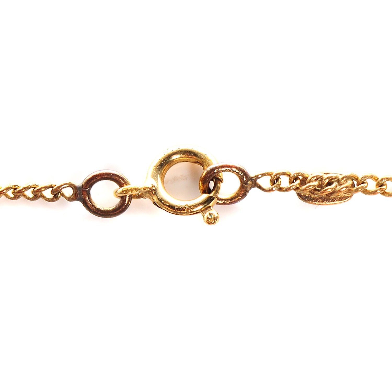 Chanel Squirrel CC Necklace Gold 4 of 5