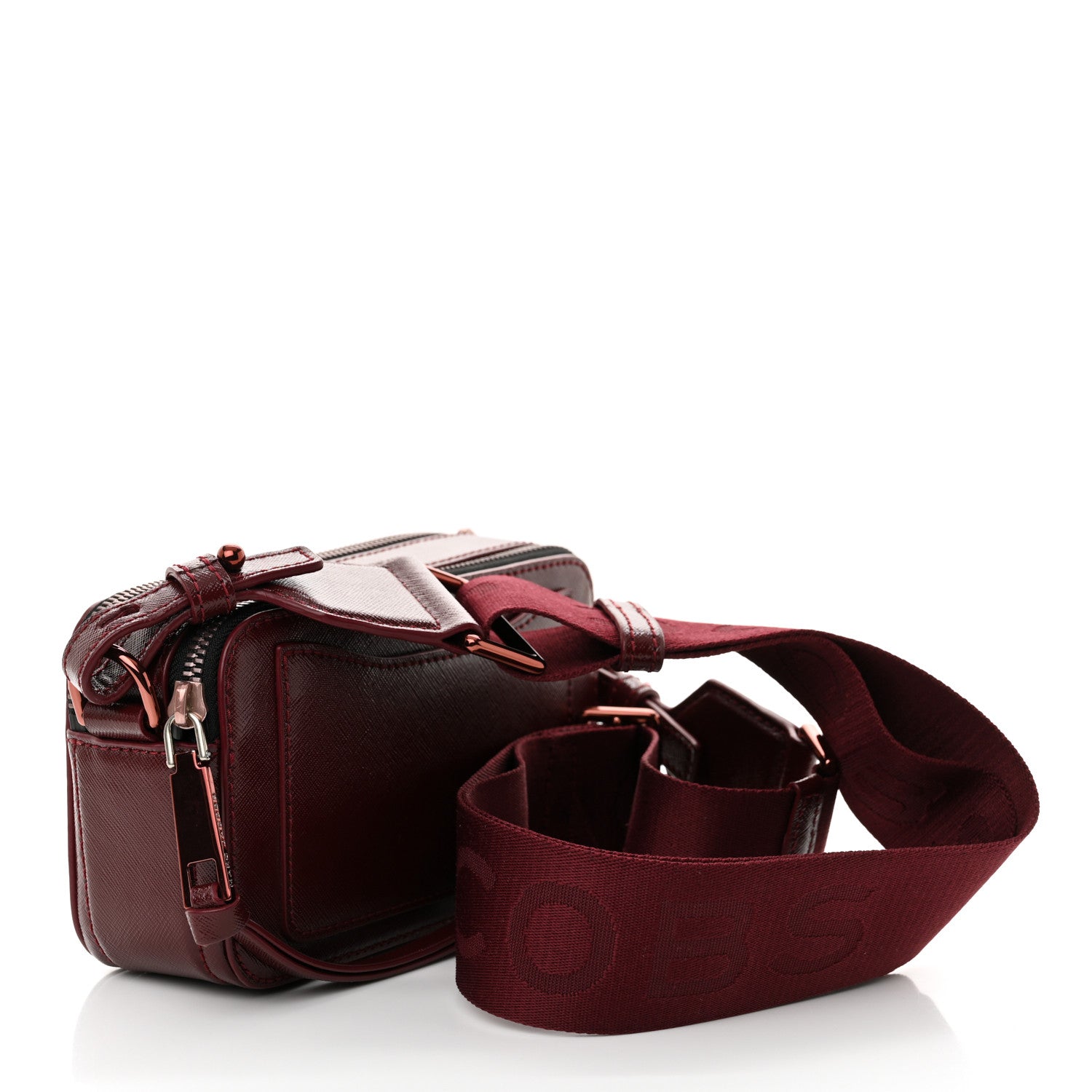 Marc Jacobs Saffiano Snapshot Camera Bag Burgundy 3 of 13
