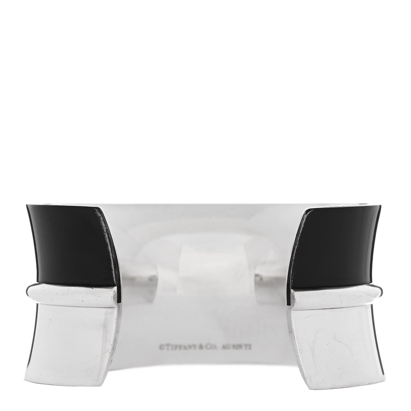Sterling Silver Titanium 1837 Wide Cuff Bracelet