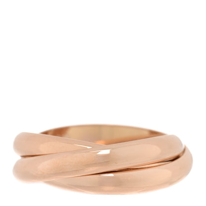 Cartier 18K Pink Gold Classic Trinity Ring 61 9.5 3 of 6