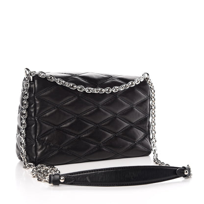 Louis Vuitton Lambskin Malletage GO-14 MM Black 5 of 9