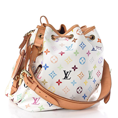 Louis Vuitton Monogram Multicolor Petit Noe White 3 of 10