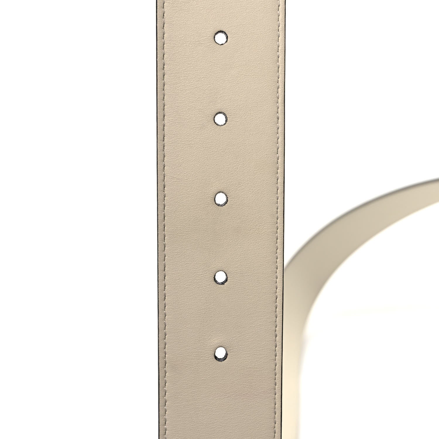 Gucci Calfskin Double G 40mm Belt 90 36 White 3 of 4