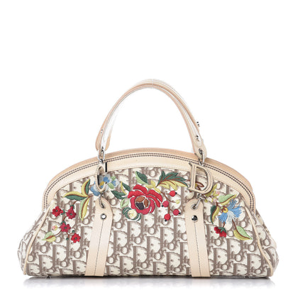 Christian Dior Monogram Vintage Flowers Bowler Beige 1 of 18