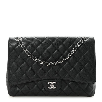 Chanel Caviar Maxi Single Flap Black 1 of 10