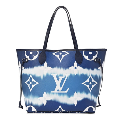 Louis Vuitton Monogram Escale Neverfull MM Blue 1 of 10